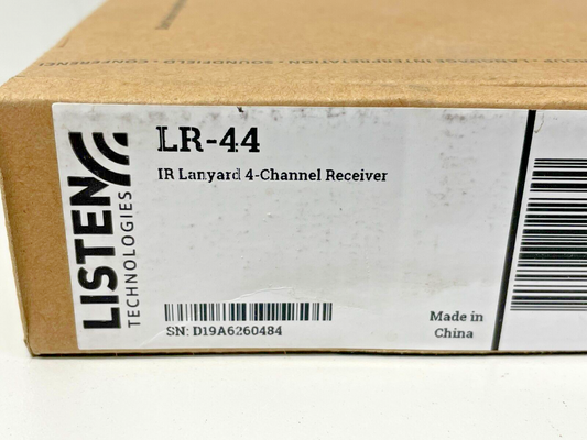 Listen Technologies LR-44 Lanyard-Style IR 4-Channel Receiver