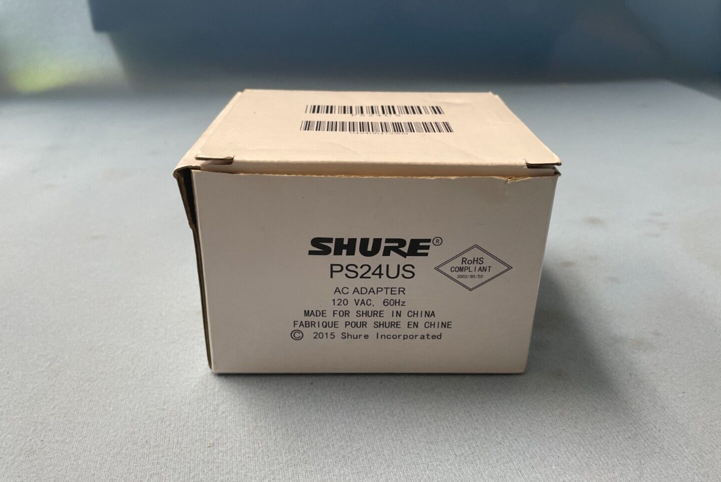 Shure PS24US Power Supply for BLX, PGX, SLX Wireless Microphone Systems
