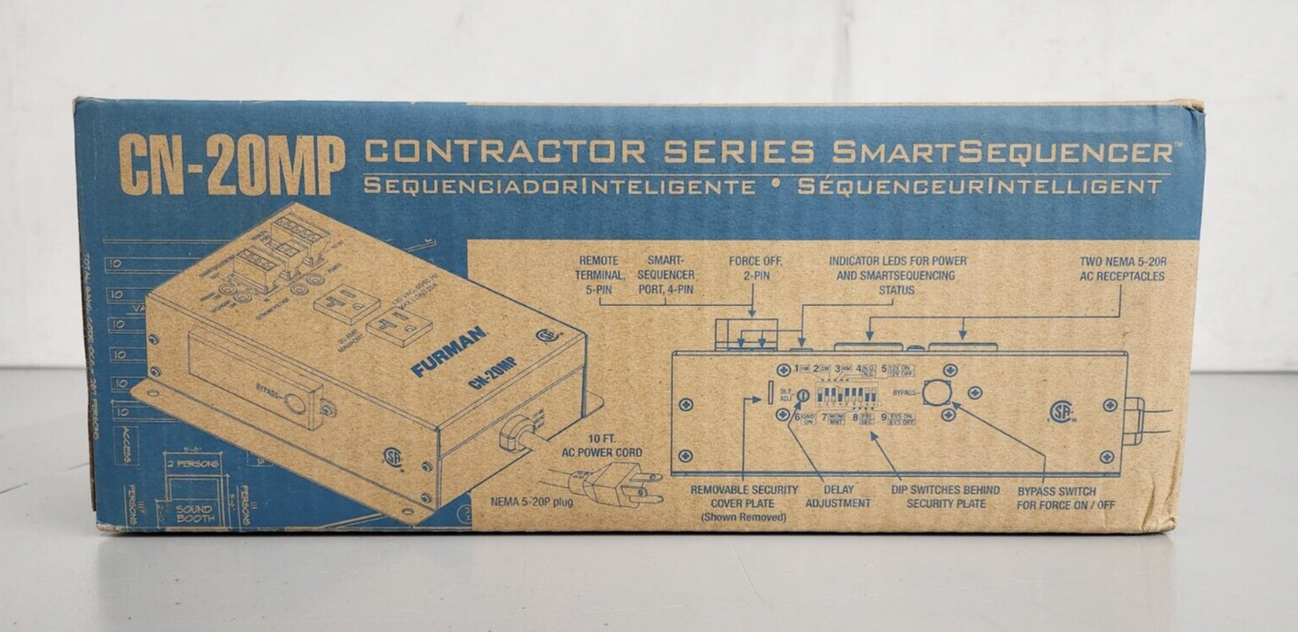 Furman CN-20MP Remote Duplex Power Sequencer CN20MP NEW