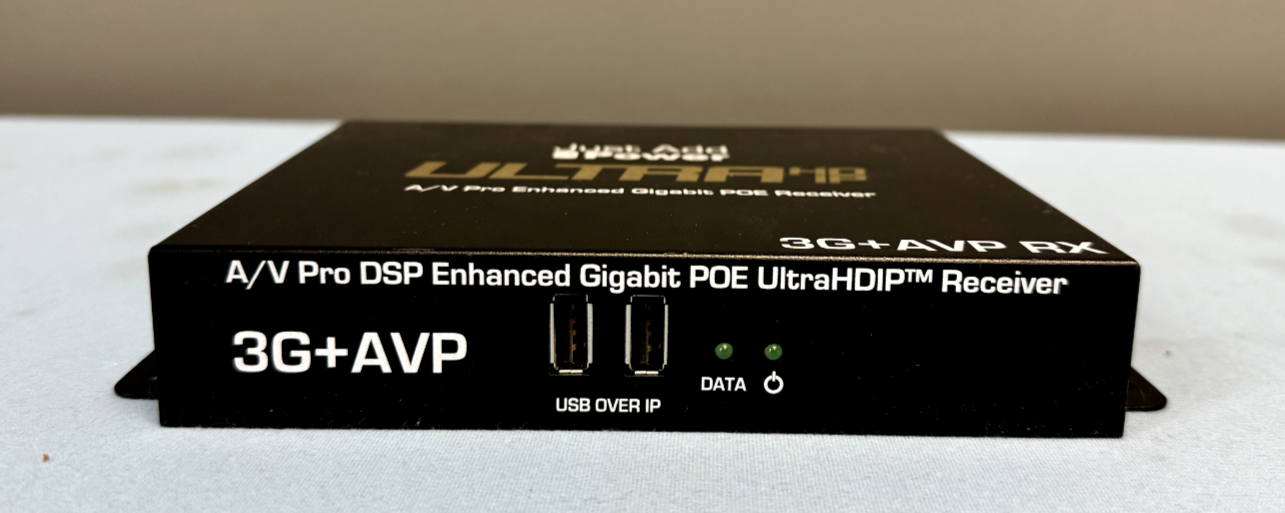 Just Add Power 3G+ AVP RX UltraHDIP A/V Pro Enhanced Gigabit POE Receiver