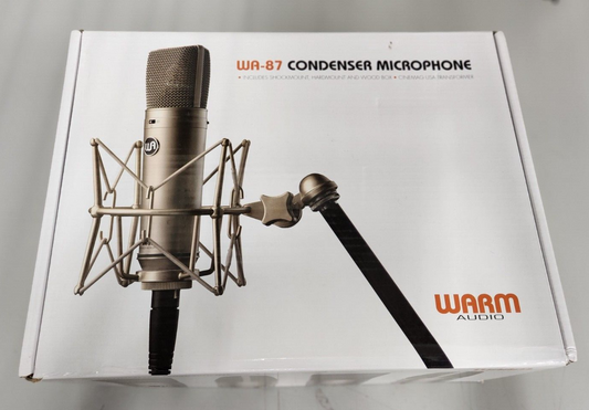 Warm Audio WA-87 FET Large-diaphragm Condenser Microphone Nickel Color