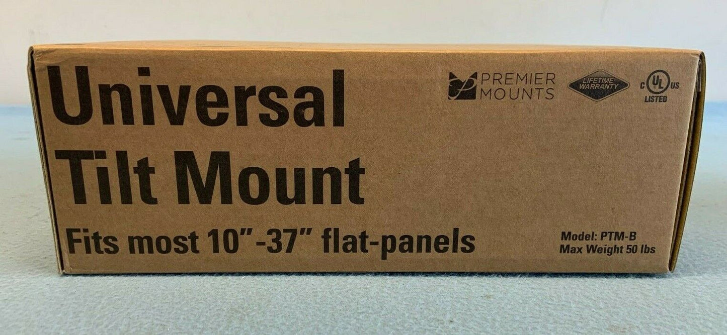 Premier Mounts PTM-B Universal Tilt/Pivot Mount - Black