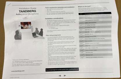 Cisco Tandberg CTS-MIC-CLNG= AudioScience Conferencing Ceiling Microphone