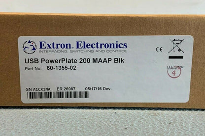 Extron 60-1335-02 / USB PowerPlate 200 MAAP / Black USB Charger