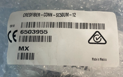 Crestron CRESFIBER-CONN-SC50UM-12 Connectors for 8G Multimode Fiber Optic Cable