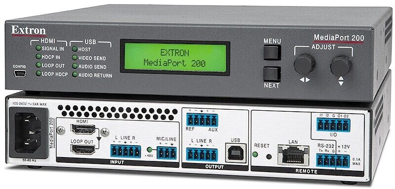Extron 60-1488-01 MediaPort 200 HDMI and Audio to USB Scaling Bridge N ...