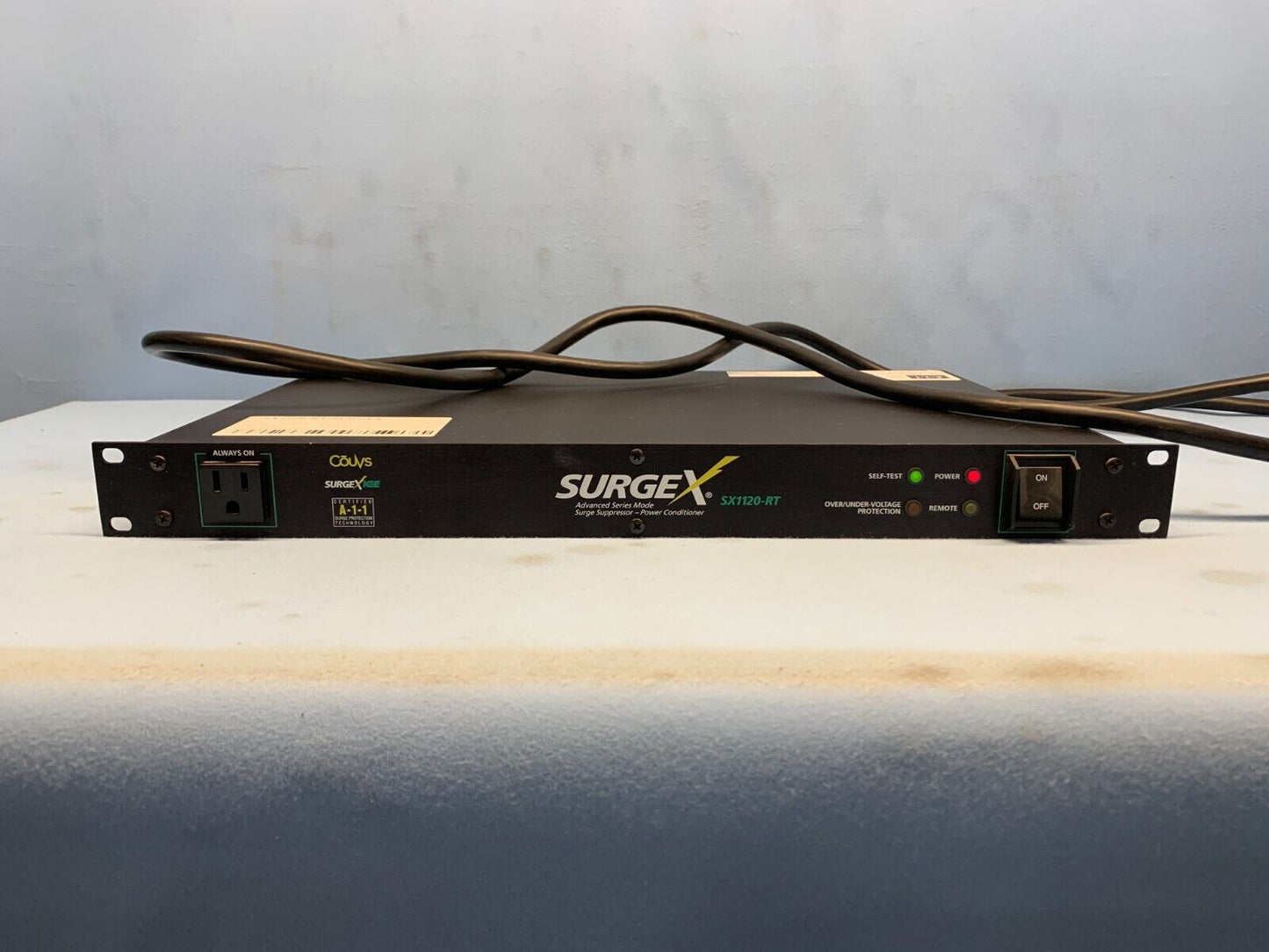 SurgeX SX-1120-RT Rack Mount Surge Eliminator 1RU 20A 9PORT