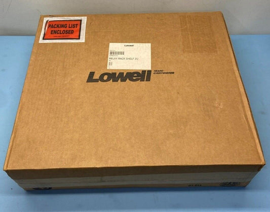 Lowell CMS-220 Manufacturing Center-Mount Rack Shelf, 2U, 20"D