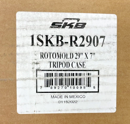 SKB 1SKB-R2907 Roto-Molded 29" Professional Tripod Travel / Transport Case