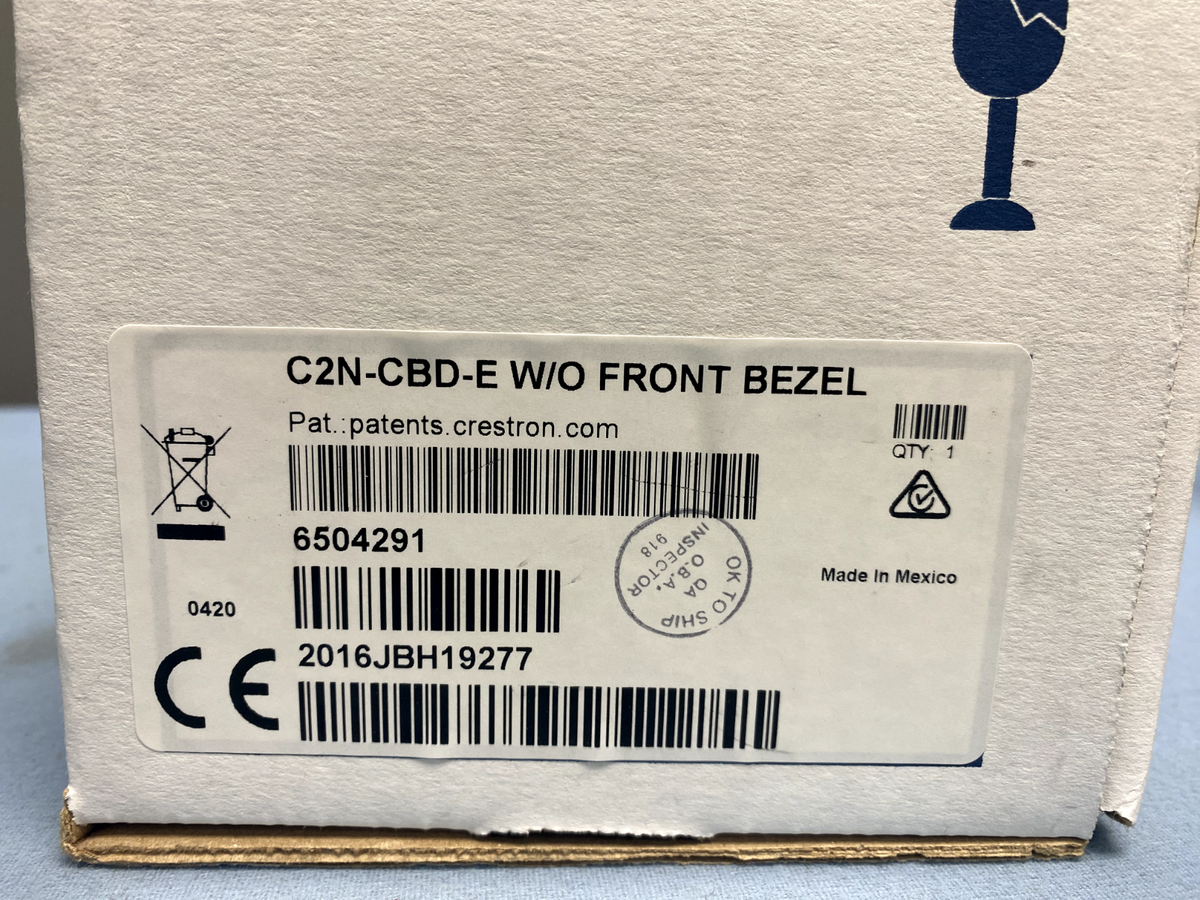 Crestron C2N-LCDB3 Wall-Mounted Multi-Purpose LCD Keypad 6507759 NEW Crestron C2N-LCDB3 Wall-Mounted Multi-Purpose LCD Keypad 6507759 NEW