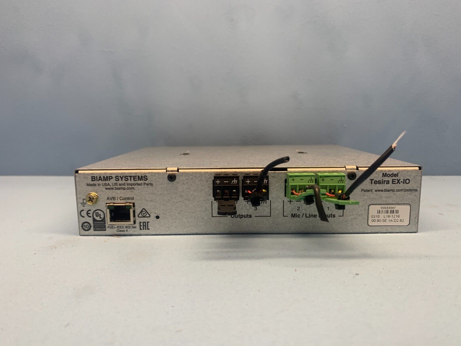 Biamp Tesira EX-IO Input Output Expander – LPAV