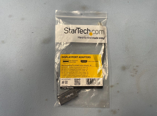 StarTech.com MDP2HD4KS MDP 1.2 to HDMI Adapter Mini
