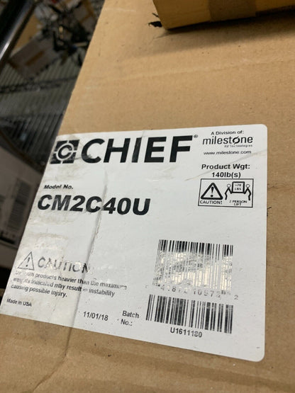 Chief CM2C40U Automated Universal Flat Panel Ceiling Lift
