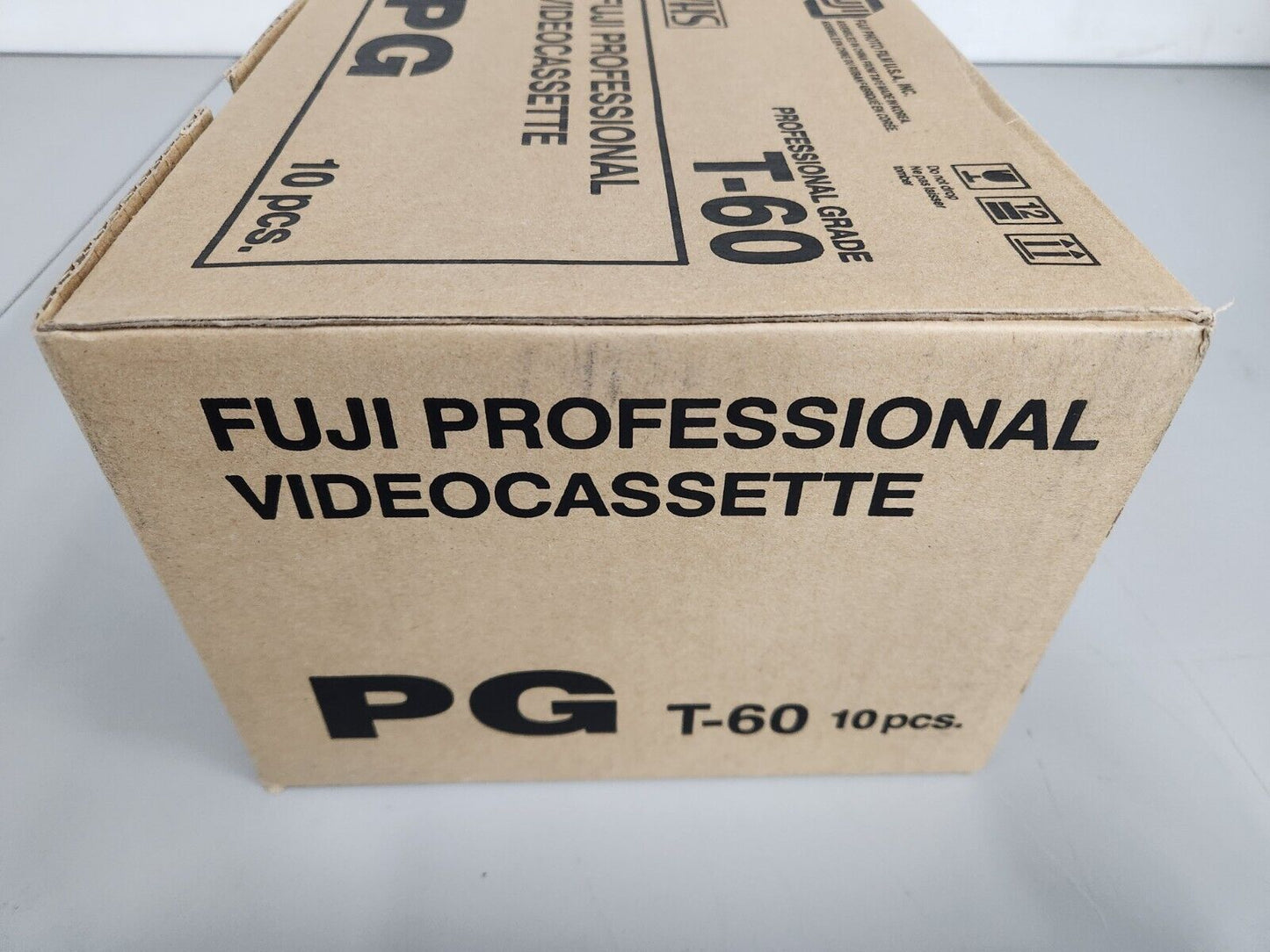 FUJI Blank Professional Grade Videocassette T-60 VHS Tapes PG Series LOT OF 10