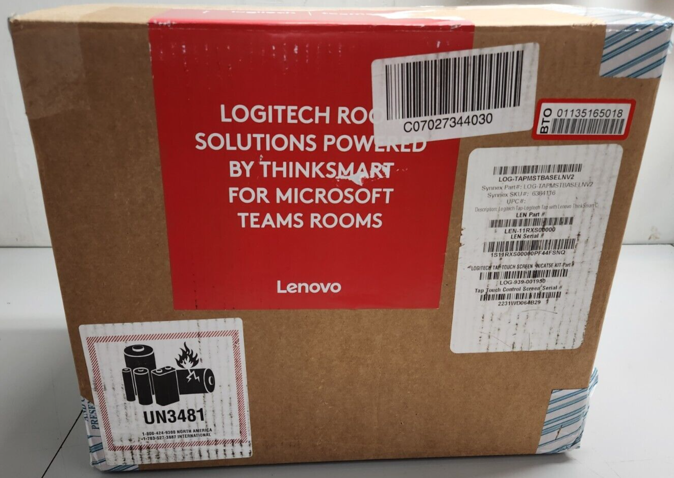 Logitech Lenovo Mini and Tap Controller Teams  TAPMSTBASELNV2  NEW