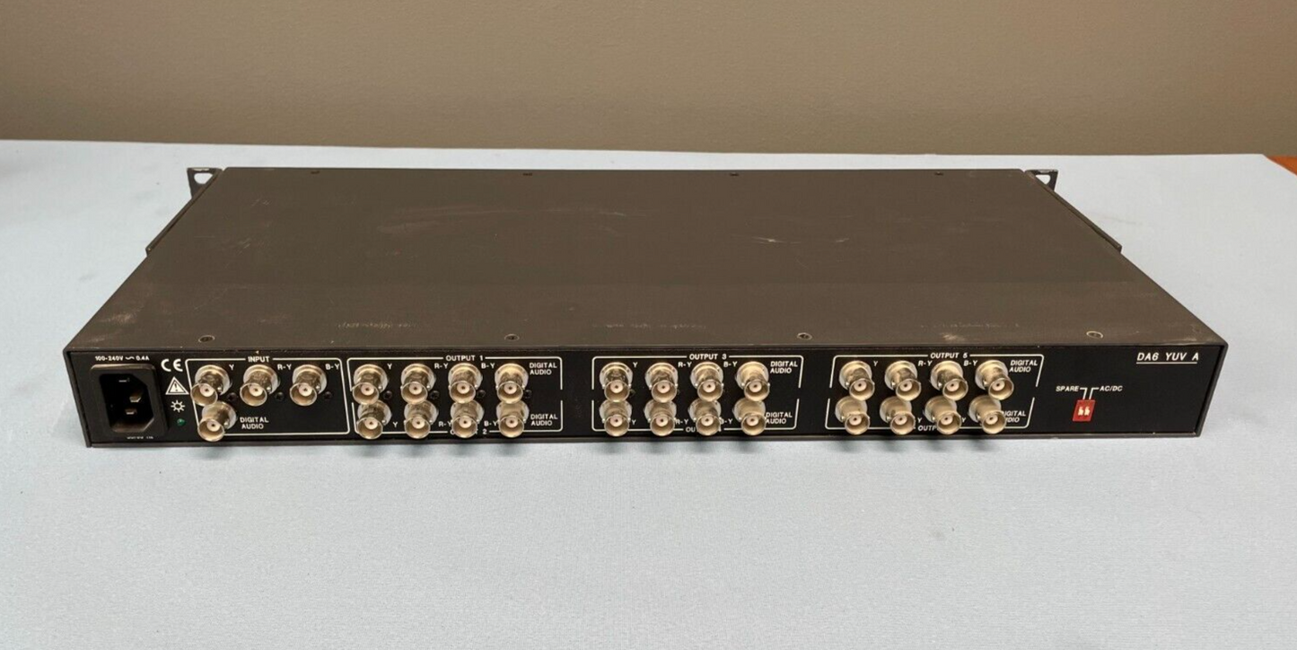 Extron DA RGB/YUV Series Wideband Distribution Amplifier (DA6 YUV A)