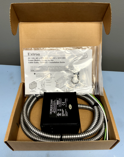 Extron AC+USB 224 US Conduit  Module Cable Cubby Series 2 60-1697-20