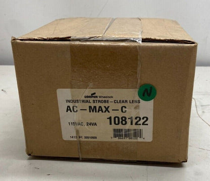 Cooper Wheelock ACMAXC Max Strobe, Clear Lens / 108122