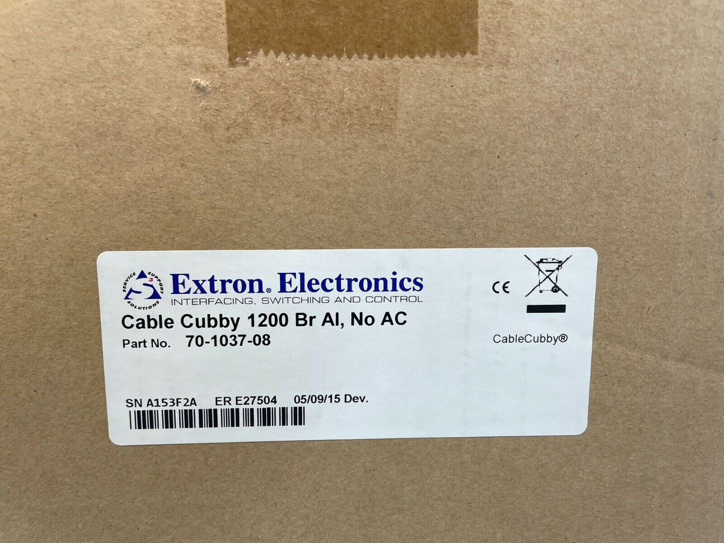 Extron Cable Cubby 1200 Series/2 Cable Access Enclosure w/US AC Power Module
