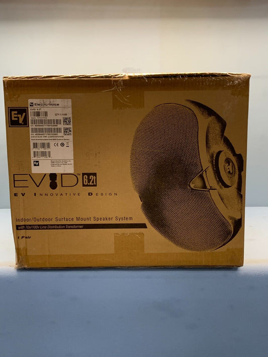 Electro-Voice EVID 6.2T Passive 2-Way Speaker 300W 70V/100V w/Dual 6" Woofers