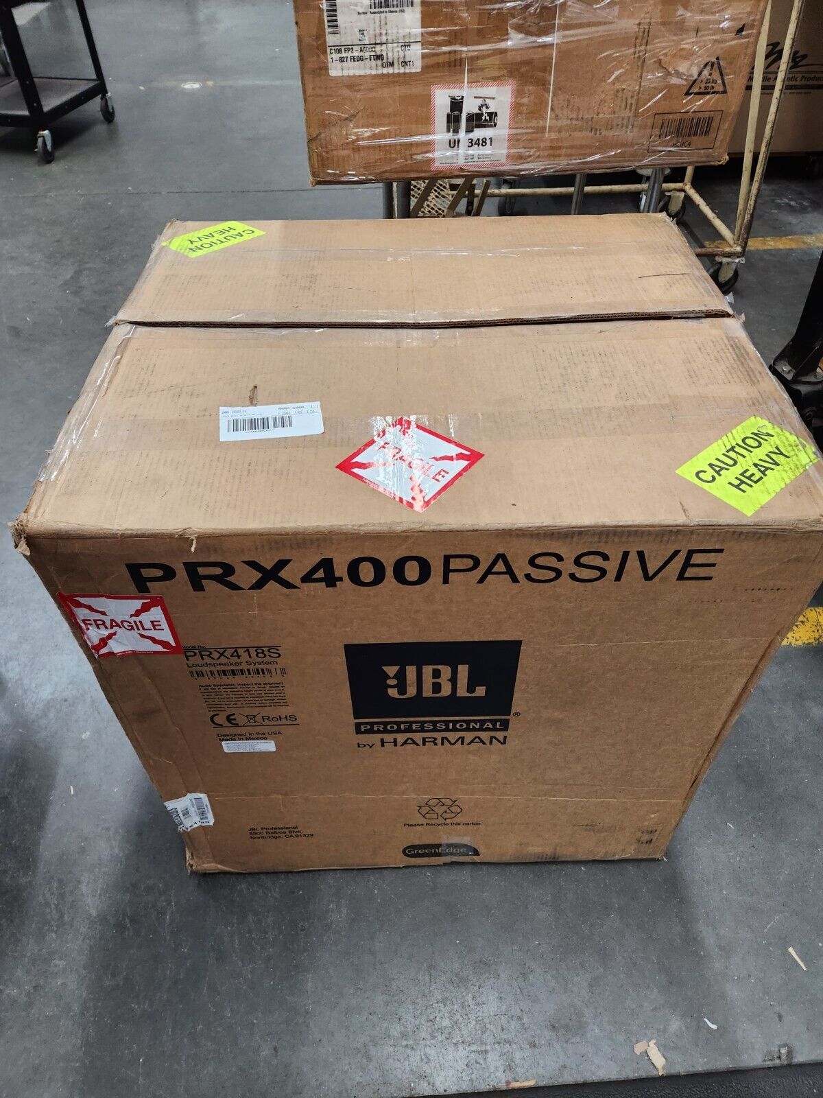 JBL Professional PRX418S / Compact Passive Subwoofer-Loudspeaker / 18-Inch