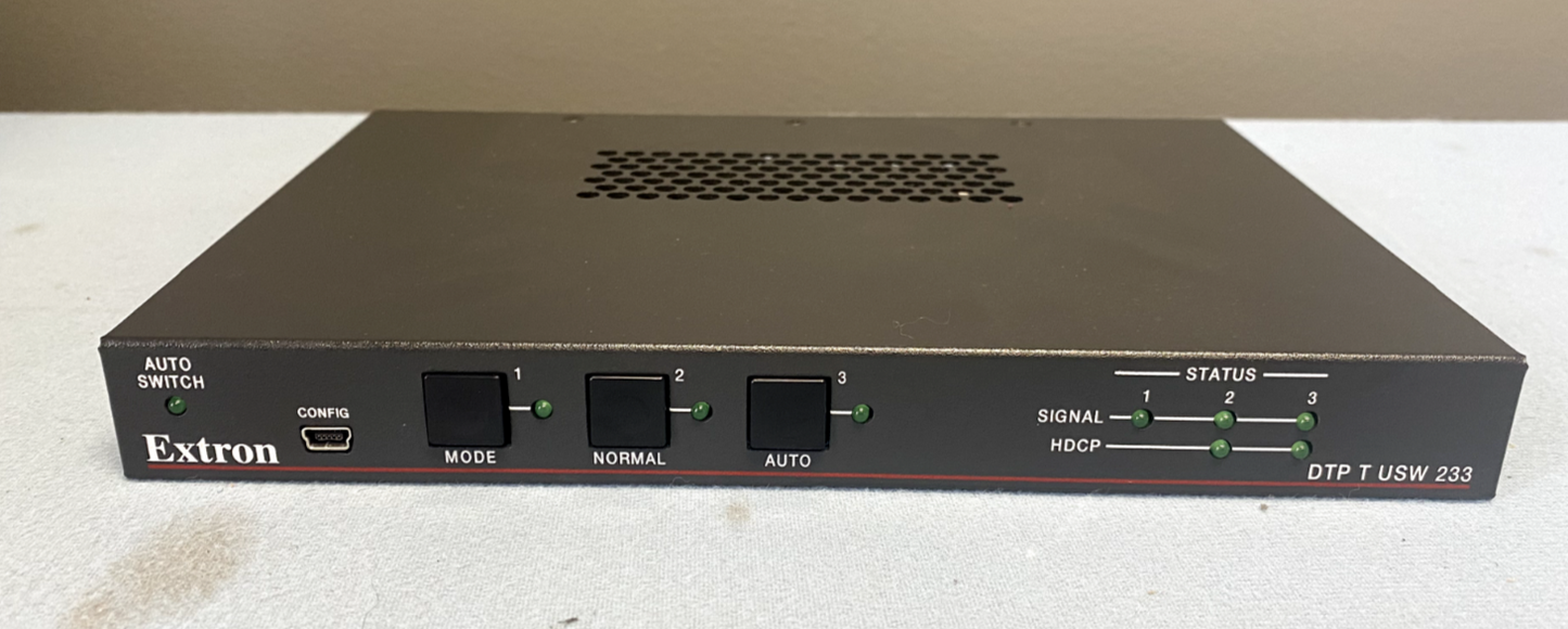 Extron DTP T USW 233 3 Input Switcher w/ Integrated DTP Transmitter 60-1551-12