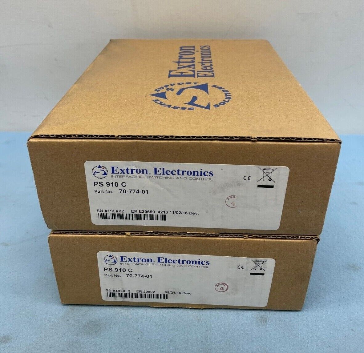 Extron PS 910 C Desktop Power Supply 70-774-01 / LOT OF 2
