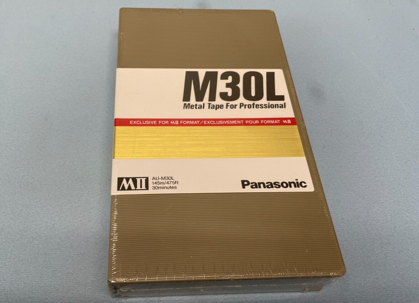 Lot of 2 Panasonic MII Tapes AU-M30L