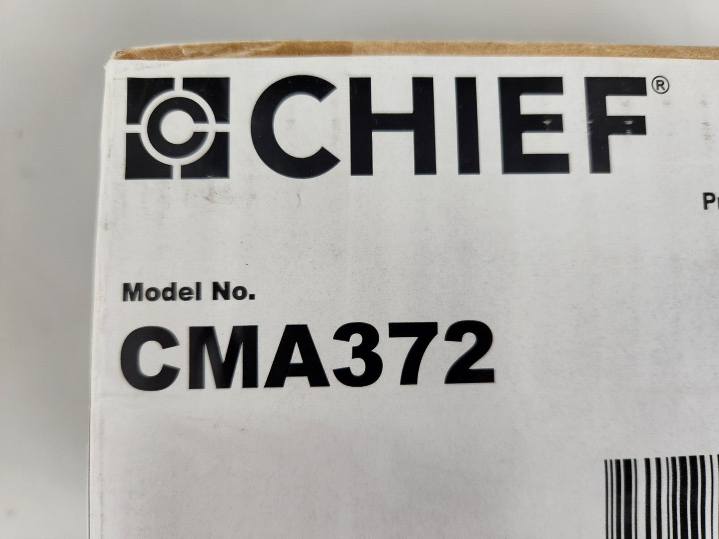 Chief CMA372 Offset Unistrut/ U-Channel Adapter Kit Black New