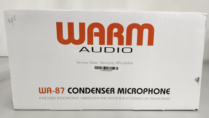 Warm Audio WA-87 FET Large-diaphragm Condenser Microphone Nickel Color