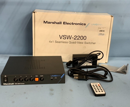 Marshall Electronics VSW-2200 4x1 Seamless 3G-SDI Switcher