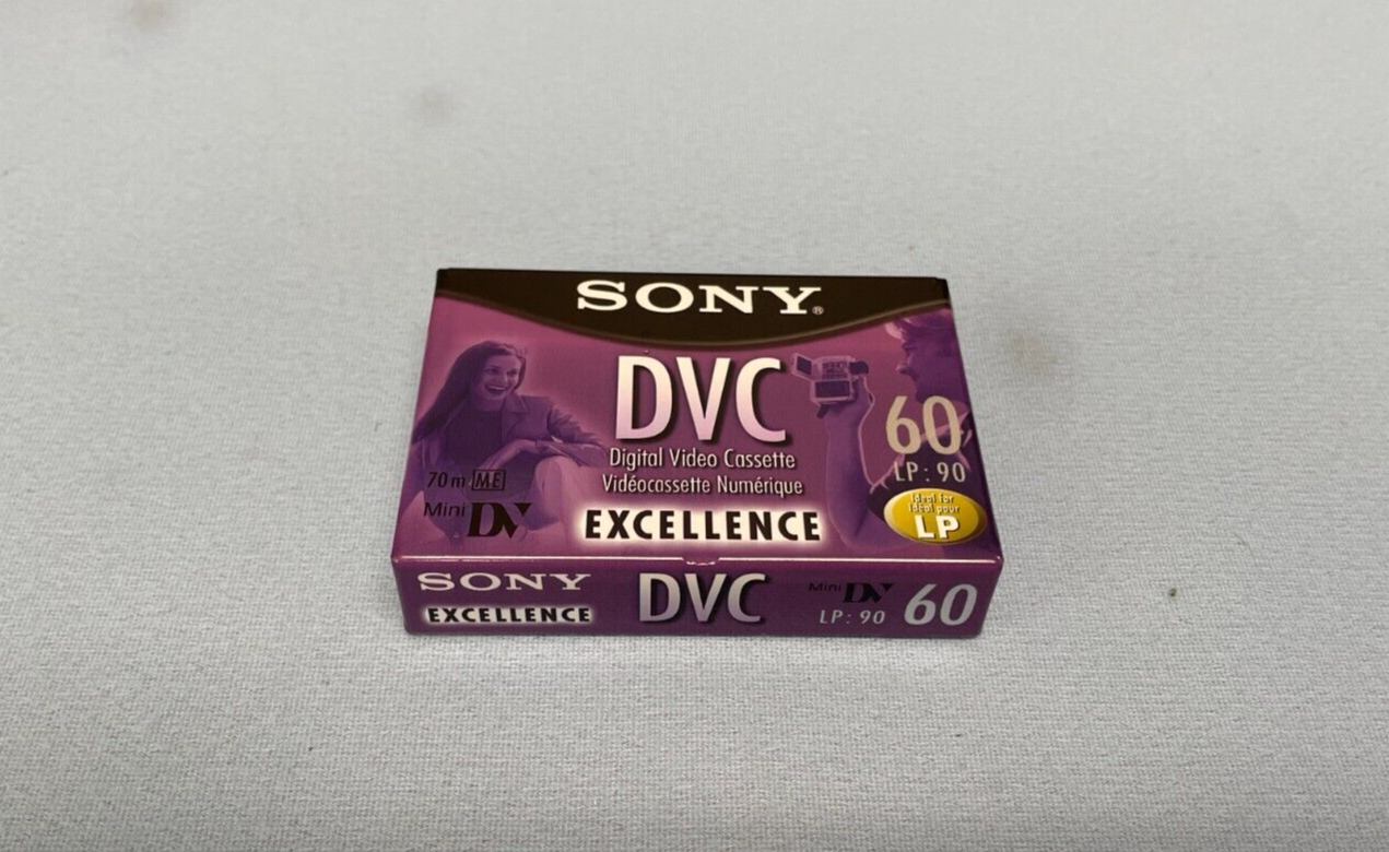 Sony DVC MiniDV60 (LP 90) EXCELLENCE 60 Min Blank Tape LPAV