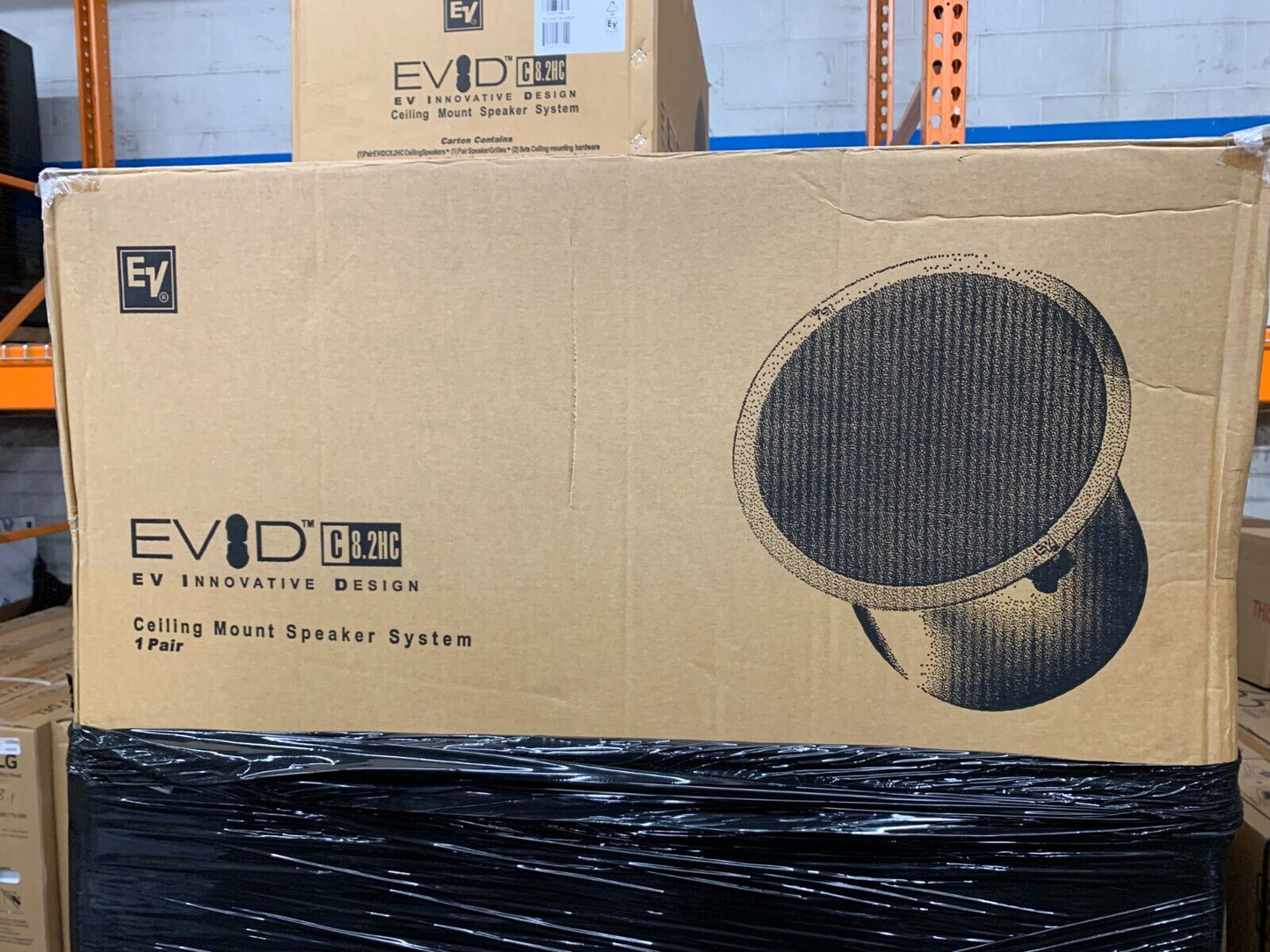 Electro-Voice C8.2HC 8" 2-Way 75W Coaxial High-Ceiling Speaker (PAIR)