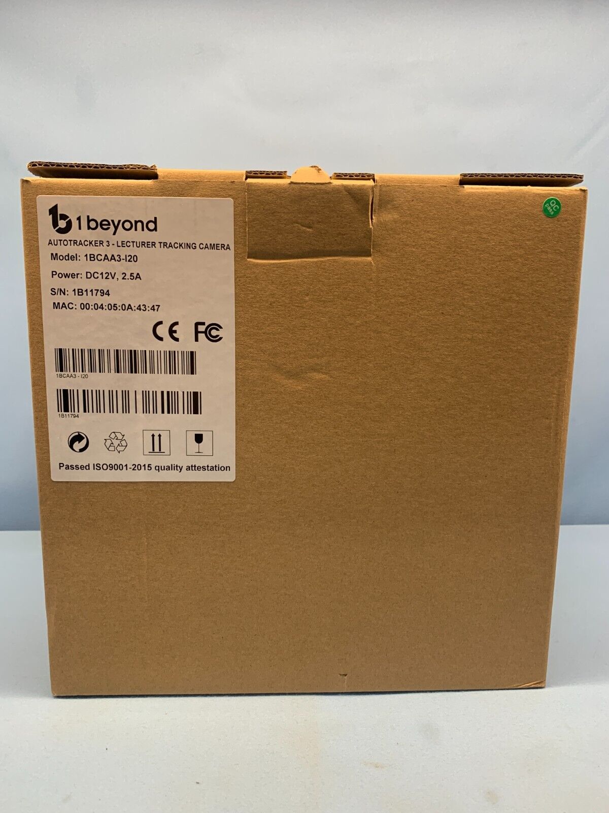 1 Beyond 1BCAA3-I20, Autotracking 3, Lecturer Tracking Camera 20x Opti ...