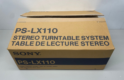Sony PS-LX110 Servo Controlled Turntable Automatic Stereo Turntable System EX