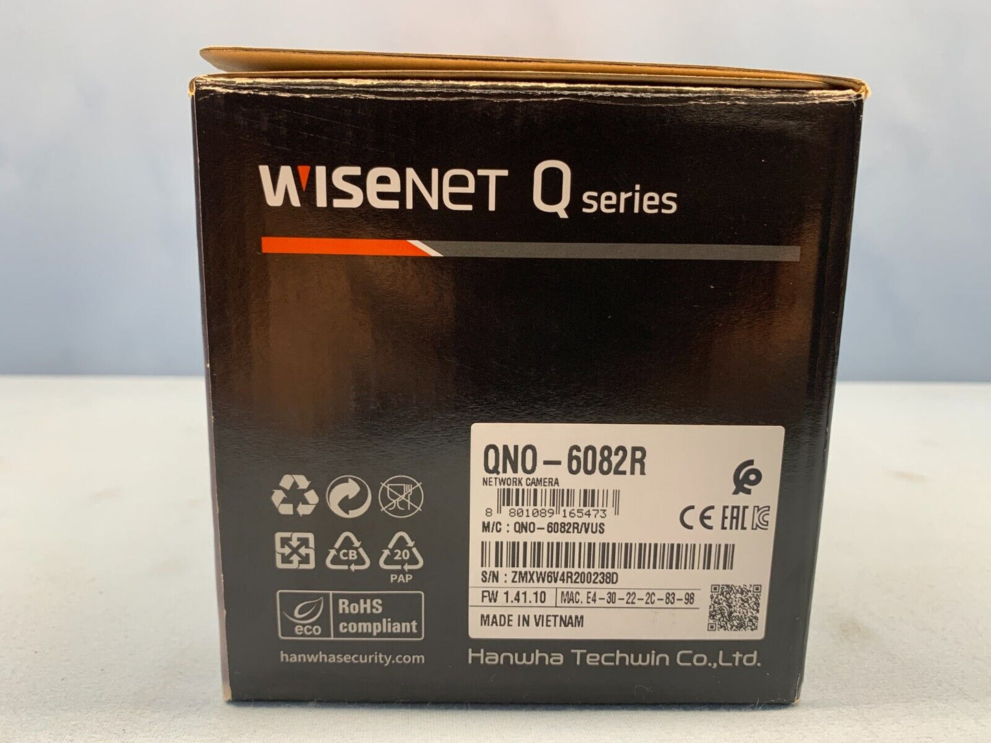 Wisenet QNO-6082R 2 MP Outdoor Full HD Network Camera Color Monochrome Bullet