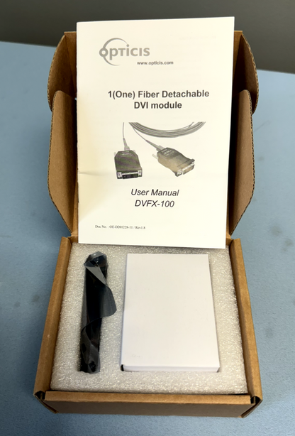 Opticis DVFX-100 TX and RX (TR) One Fiber Detachable Extender (Lot of 5)