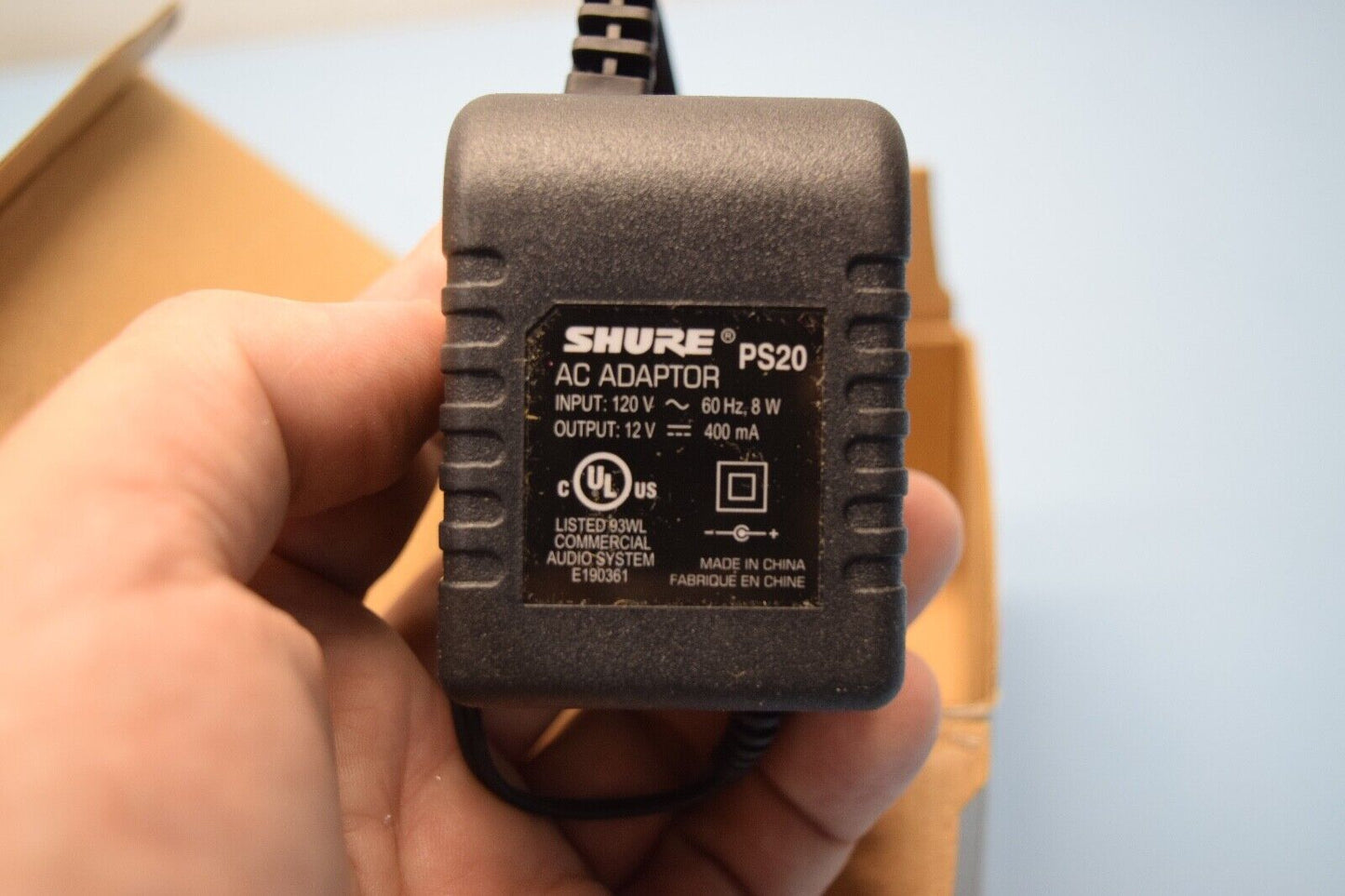 New Shure PS20US AC Adapter -  OEM Power Supply 12V