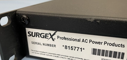 SurgeX SX-1115-RT 8-Outlet Surge Protector & Power Conditioner w/ Remote Turn-On
