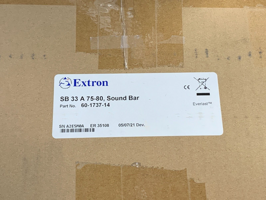 Extron SB 33 A – Adjustable 75-80 Width Sound Bar (60-1737-14)