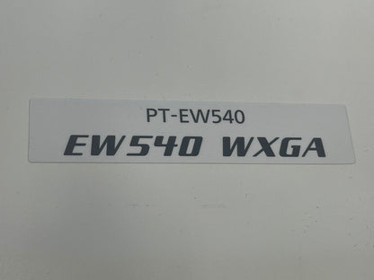 Panasonic PT-EW540 WXGA Large Venue Projector 443 Lamp Hours