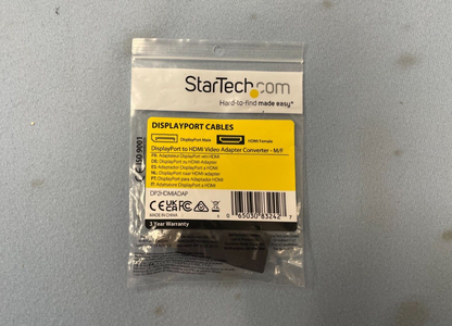 StarTech.com DP2HDMIADAP DisplayPort to HDMI Video Adapter Converter