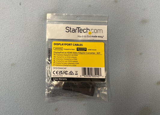 StarTech.com DP2HDMIADAP DisplayPort to HDMI Video Adapter Converter