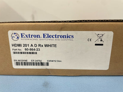 Extron HDMI 201 A D Tx/Rx Black HDMI Twisted Pair Extender 60-864-13 / 60-864-23