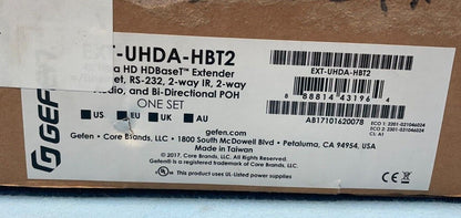 Gefen EXT-UHDA-HBT2 4K Ultra HD HDBaseT 2.0 Extender with Ethernet