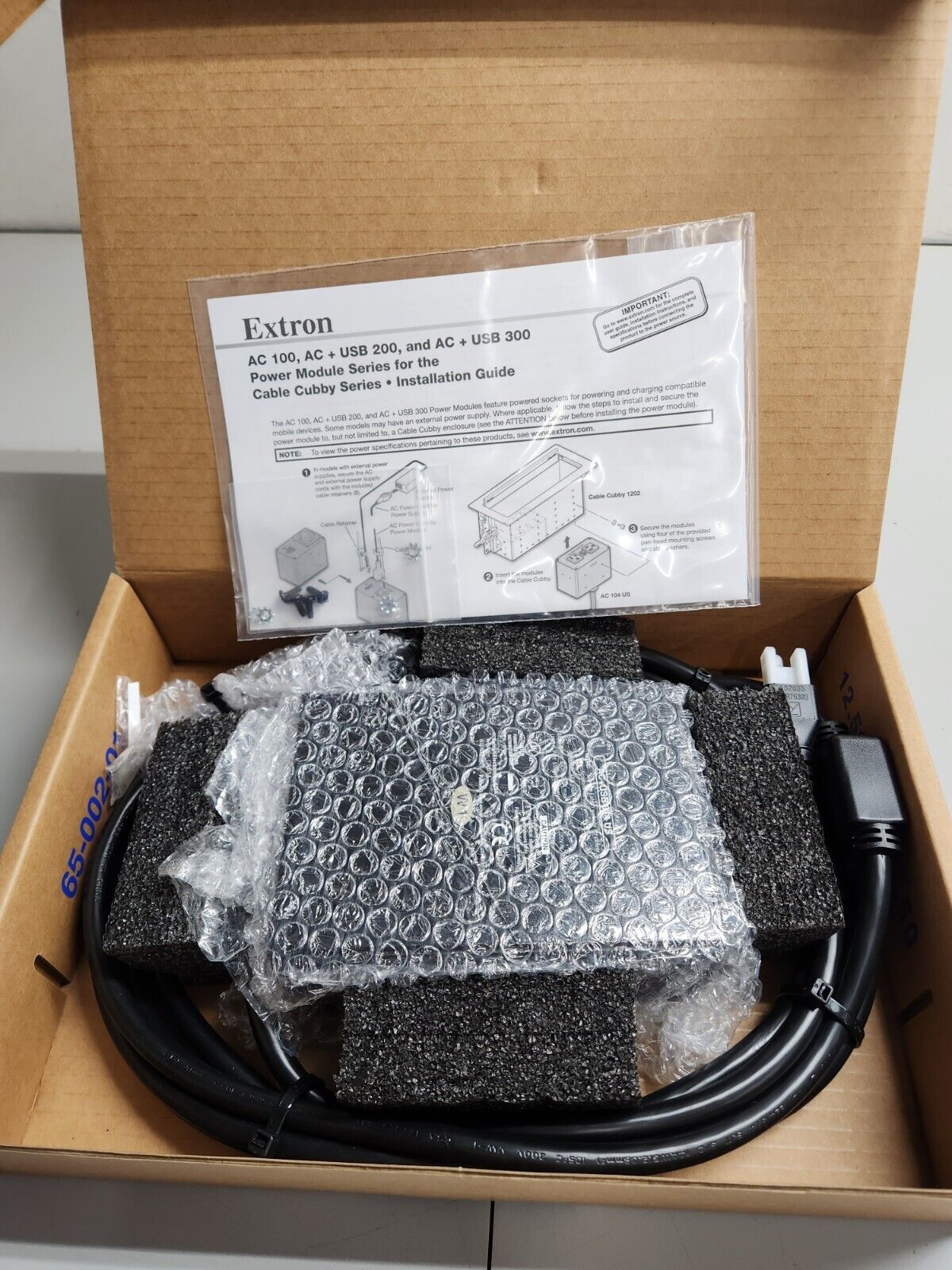 Extron AC+USB 314 US, Cord 60-1891-01 Power Module NEW – LPAV