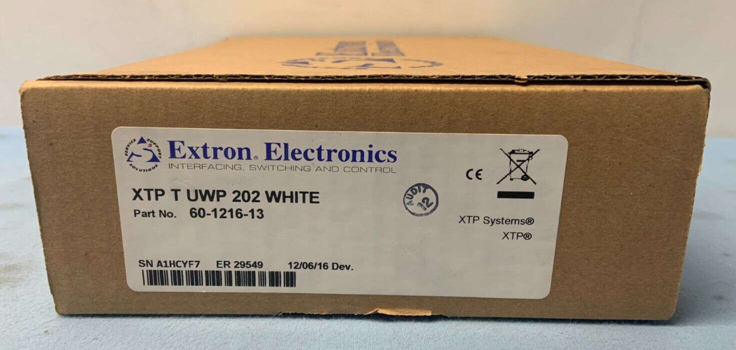 Extron XTP T UWP 202 Two Input XTP Transmitter, Decorator Wallplate ...