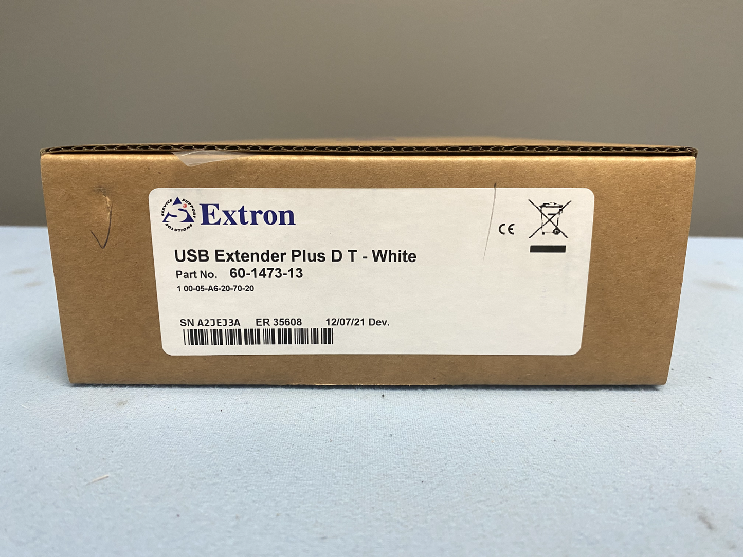 Extron USB Extender Plus D T White Transmitter - Decorator-Style 60-1473-13