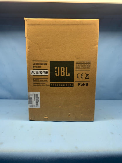 JBL AC18/95-WH Passive 2-Way Loud Speaker (White)