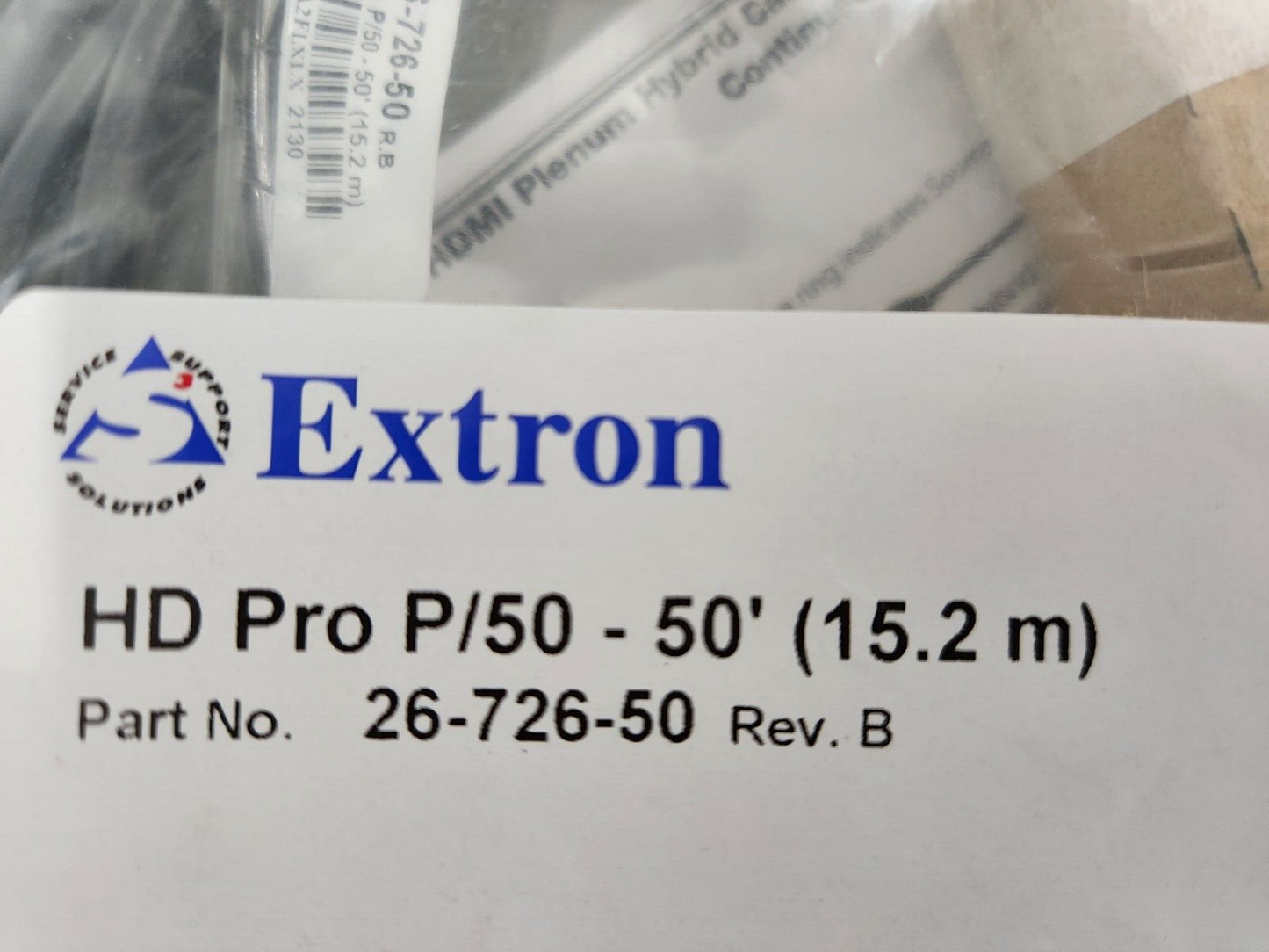 Extron HD ProP HDMI Premium High Speed Optical Cable 50' (15.2 m) | 26-726-50